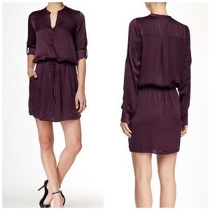Vince | Grape Silk Dress